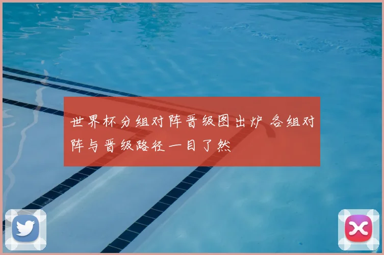 世界杯分组对阵晋级图出炉 各组对阵与晋级路径一目了然