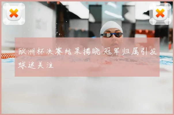 欧洲杯决赛结果揭晓 冠军归属引发球迷关注